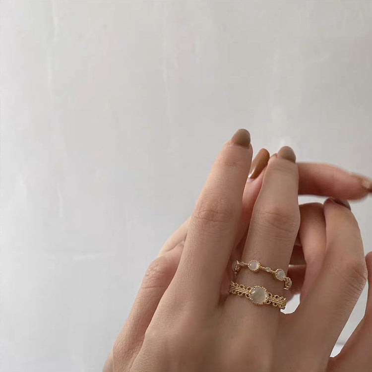 Adjustable Opal Ring