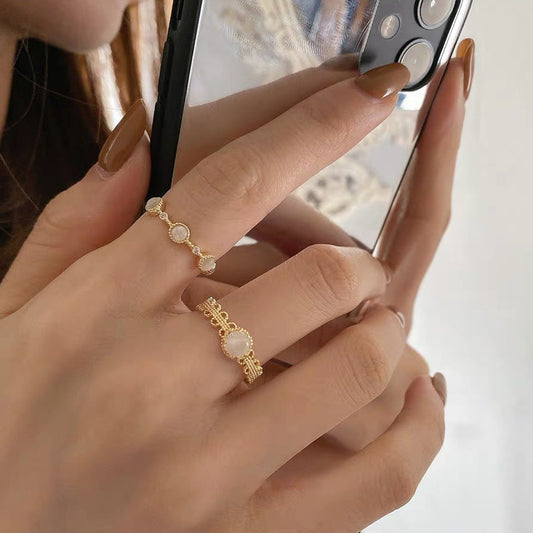 Adjustable Opal Ring