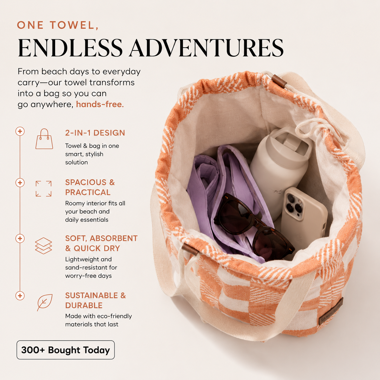 ShorePack Towel Tote