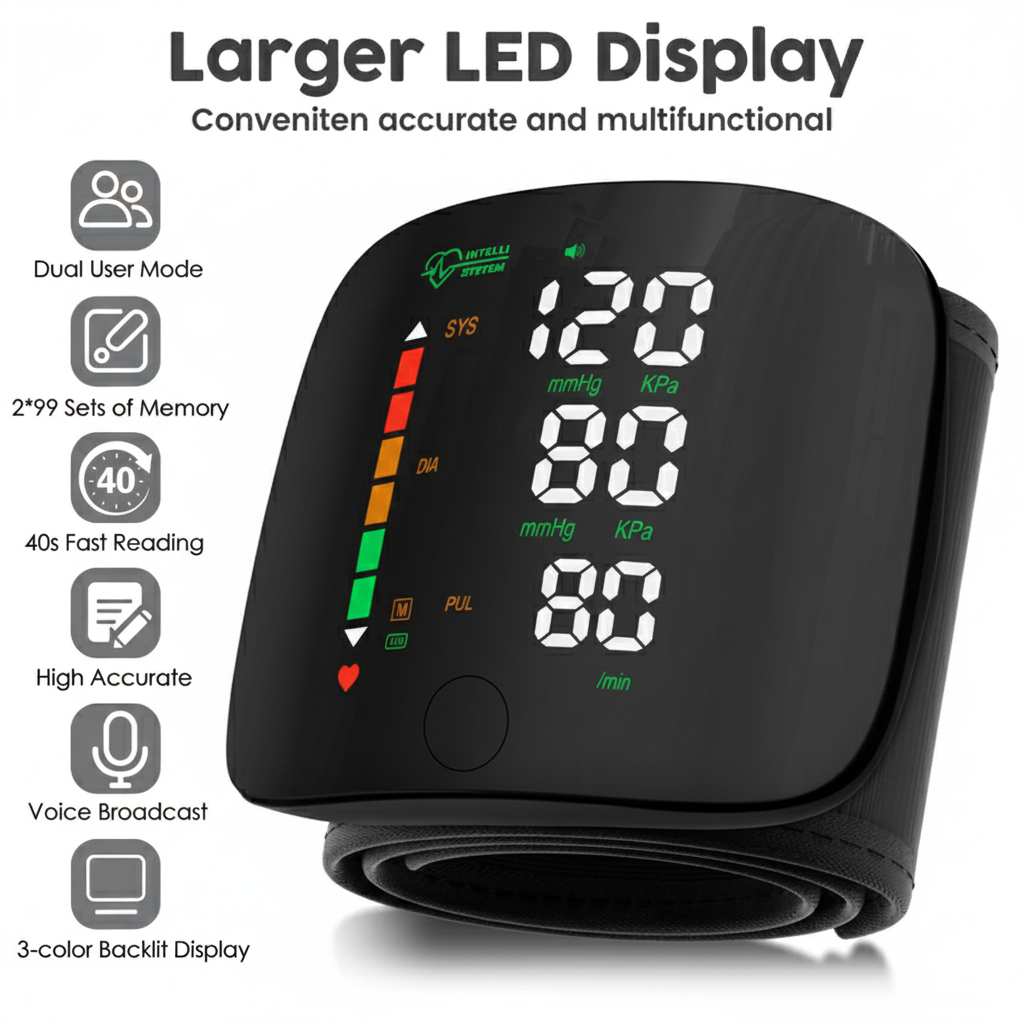 VitalCheck™ Wrist BP Monitor