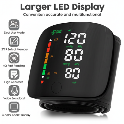 VitalCheck™ Wrist BP Monitor