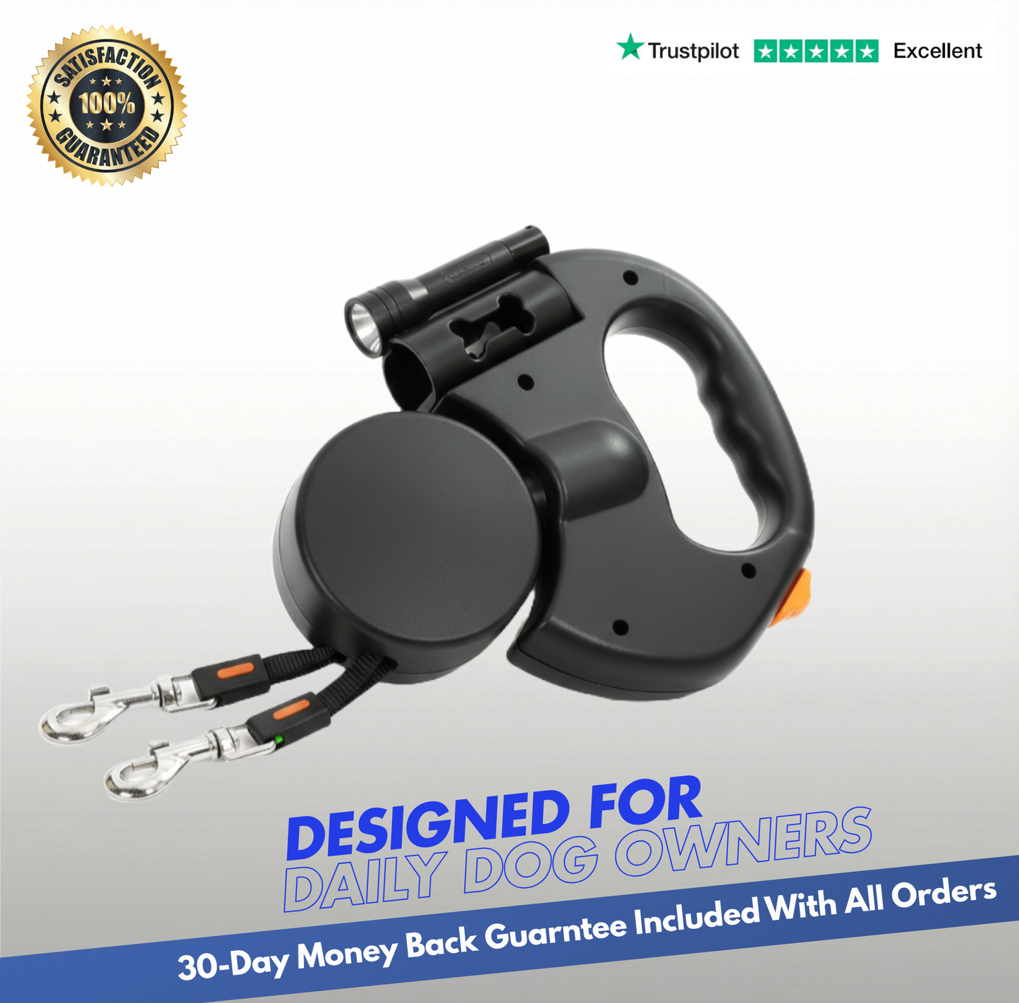 PawPilot™ 2-Dog Leash