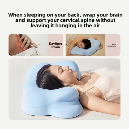 Ergonomic Memory Foam Cervical Support Pillow