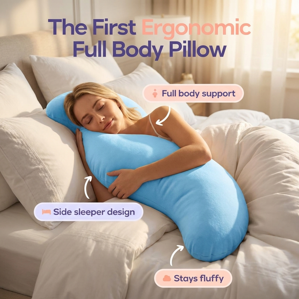 DeepSleep Curve Pillow